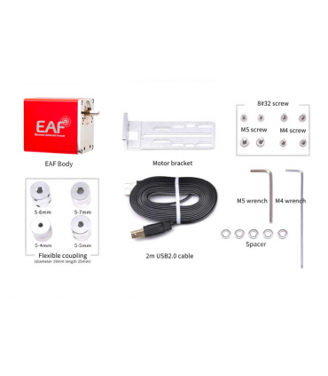 Sistema de enfoque motorizado ZWO EAF con alimentación USB de 5 V + controlador manual y sensor