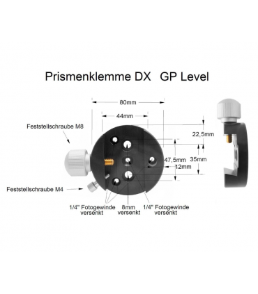 TS-Optics XL dovetail clamp for Vixen and EQ5 style dovetail bars