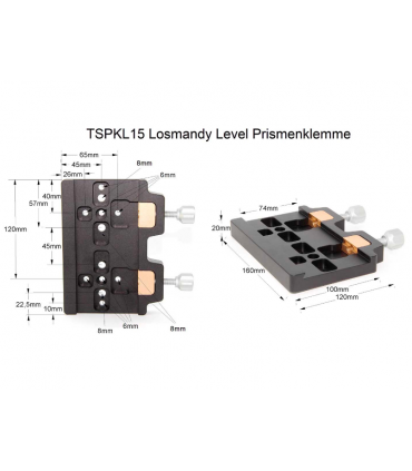 TS-Optics Optics XL Premium Losmandy Level Dovetail Clamp