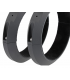 Anillos de tubo CNC estables TS-Optics para tubos D-140 mm - juego de 2 piezas
