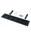 Barra de cola de milano TS-Optics Vixen-Level - longitud 530 mm, con soporte ancho
