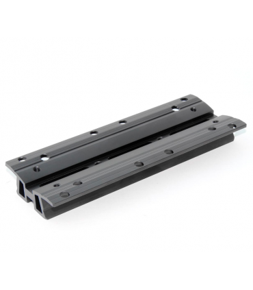 Barra de cola de milano TS-Optics Vixen-Level - longitud 180 mm, con soporte ancho