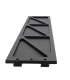 Barra de cola de milano TS-Optics - Losmandy-Level, soporte plano, longitud 535 mm