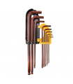 TS-Optics Allen key set - inch L-key set 9 pieces