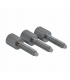 Tornillos moleteados TS-Optics M5 - juego de 3 piezas