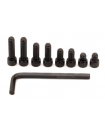 1/4" Allen screw set with key