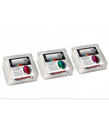 Juego de filtros de 3.5/4 Nm de ultra alta velocidad Baader  f/2 de 2" – CMOS optimizado (H-alpha / O-III / S-II)