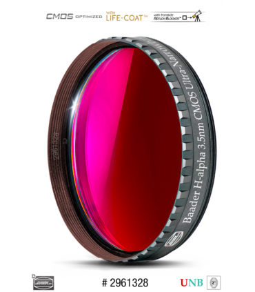 2" (3.5nm) H-alpha ultra-narrowband filter: optimized for CMOS