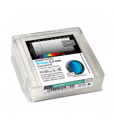 1¼" H-Beta narrowband filter (5.5nm) – Optimized CMOS