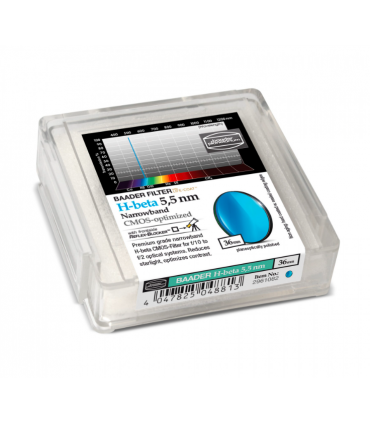 36mm H-Beta Narrow Band Filter (5.5nm): Optimized CMOS