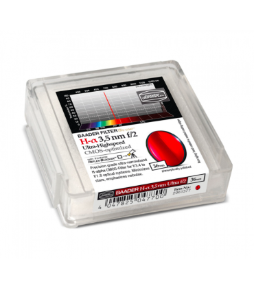 Ultra High Speed H-alpha Filter 36mm f/2 (3.5nm) – Optimized CMOS