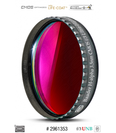 2" f/3 (3.5nm) ultra-high-speed H-alpha filter: optimized for CMOS