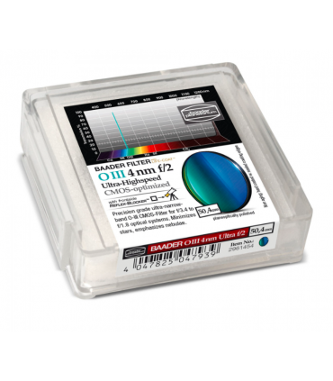 50.4mm f/2 (4nm) O-III Ultra High Speed Filter – Optimized CMOS