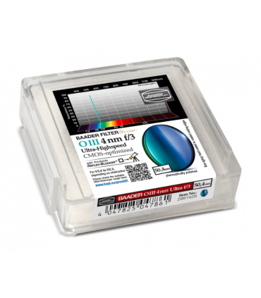 50.4mm f/3 (4nm) Ultra High Speed O-III Filter – Optimized CMOS