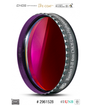 Filtro de ultra alta velocidad S-II 2" f/2 (4nm) – CMOS optimizado