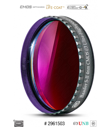 Filtro de ultra alta velocidad S-II 2" f/3 (4nm) – CMOS optimizado