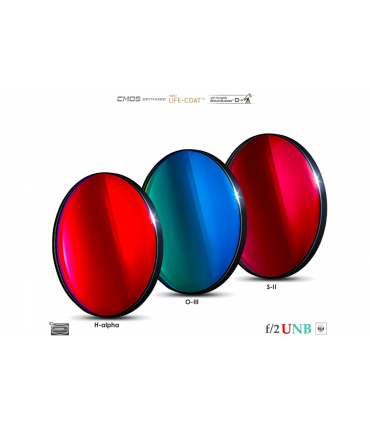 Baader 3.5 / 4nm f/2 50.4mm Ultra High Speed Filter Set - Optimized for CMOS (H-alpha / O-III / S-II)