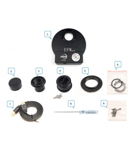 ZWO motorized filter wheel for 5x 1.25" or 5x 31 mm filters