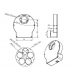 ZWO motorized filter wheel for 5x 1.25" or 5x 31 mm filters