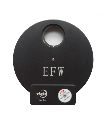 Rueda de filtros motorizada ZWO para 8 filtros de 1,25" y 8 filtros de 31 mm