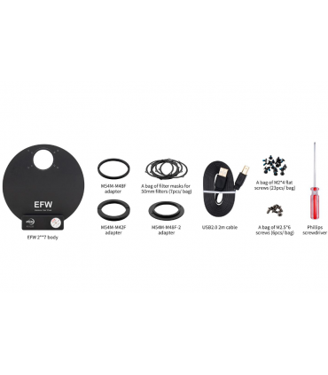 ZWO USB filter wheel for 7x 2" filters