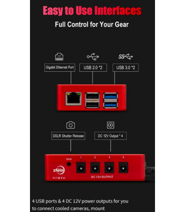 Control ZWO ASIAIR Plus de cámaras y monturas ASI a través de tabletas y teléfonos inteligentes