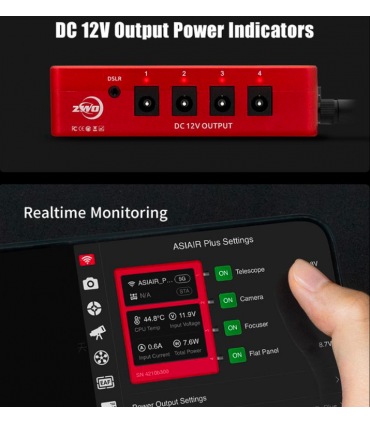 ZWO ASIAIR Plus control of ASI cameras and mounts via tablets and smartphones
