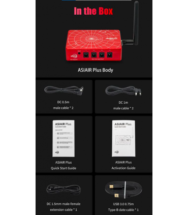 ZWO ASIAIR Plus control of ASI cameras and mounts via tablets and smartphones