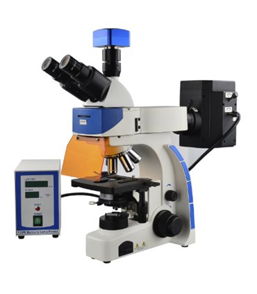 Microscopio HAXON AQUILES II A-Y203iL  TRINOCULAR LED 5W FLUORESCENCIA Mercurio 100W