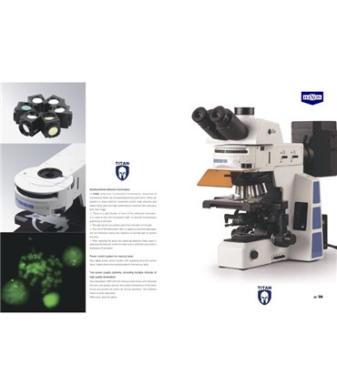 HAXON TITAN-YDICPHD-SemiAPO para contraste de fase, DIC, Campo Oscuro y Fluorescencia