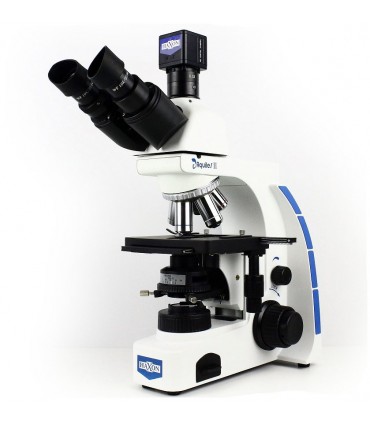 Microscopio HAXON AQUILES II A-203iH  TRINOCULAR Halógeno 30W Con Cámara APTINA 5.0
