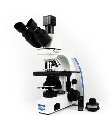 Microscopio HAXON AQUILES II A-203iH  TRINOCULAR Halógeno 30W Campo Oscuro de INMERSION. Cámara APTINA 5.0
