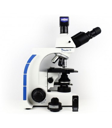 Microscopio HAXON AQUILES II A-D203iL  TRINOCULAR LED 5W Campo Oscuro de INMERSION. Cámara APTINA 5.0