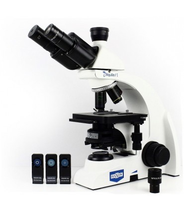 Microscopio HAXON AQUILES I A-PH103iH  TRINOCULAR Halógeno 30W CONTRASTE DE FASES
