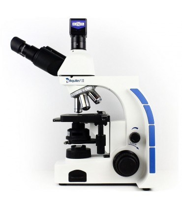 Microscopio HAXON AQUILES II A-203BIO4, Configurado para microrganismos acuáticos con CAMARA APTINA 5.0