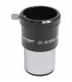 Lente Omegon 2x Barlow, acromática, 1,25"