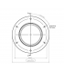 Adaptador TS-Optics a T2 para correctores ASA con brida adaptadora