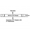 Adaptador TS-Optics de M48 y rosca T2 al Gigant Off Axis Guider