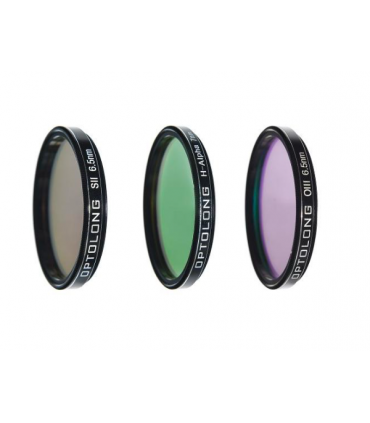 Juego de filtros Optolong LRGB + HA/SII/OIII 6,5 nm 2"