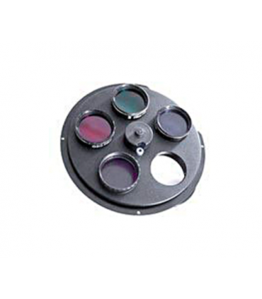 TS-Optics manual filter wheel for 5 x 1.25" filters - T2 and 1.25" connection