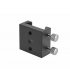 Zapata del buscador TS-Optics con soporte plano, rosca para trípode fotográfico de 1/4" y orificio avellanado