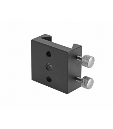 Zapata del buscador TS-Optics con soporte plano, rosca para trípode fotográfico de 1/4" y orificio avellanado