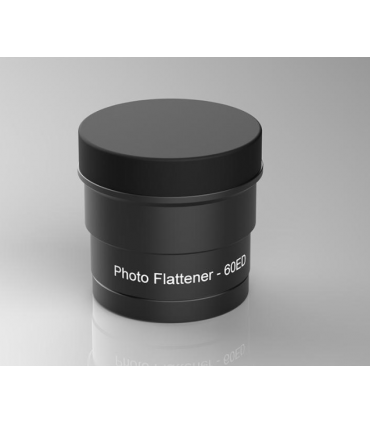 Aplanador TS-Optics 1.0x para TSMPT60 y refractores ED y apos de 2 elementos de 60 mm f6
