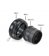 Aplanador de refractor TS-Optics 1.0x para apertura ED y APO de 70-72 mm
