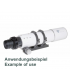 Aplanador de refractor TS-Optics 1.0x para apertura ED y APO de 70-72 mm