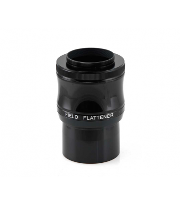Aplanador de campo 1.0x con cilindro de 2" y rosca T2 para refractores de hasta 102 mm de apertura