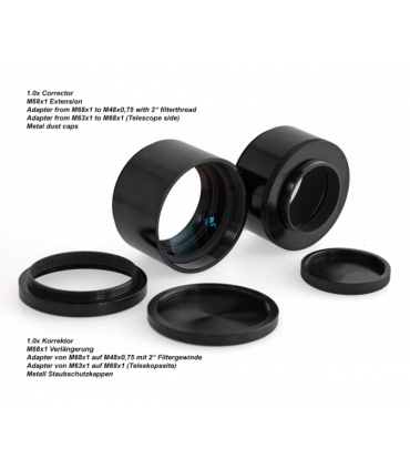 Corrector TS-Optics 1.0x para refractores, hasta formato completo - Generación II