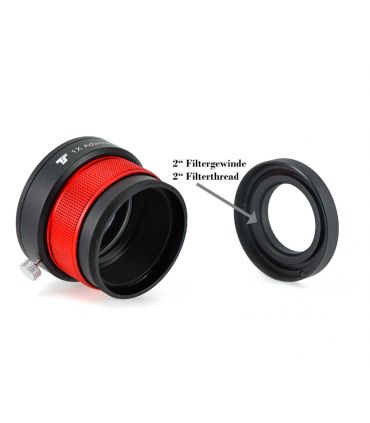 TS-Optics REFRACTOR 1.0x corrector para refractores de 80-155 mm de apertura - AJUSTABLE