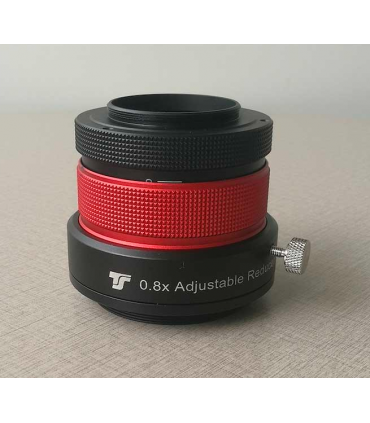TS-Optics REFRACTOR Corrector 0.8x para refractores de hasta 102 mm de apertura - AJUSTABLE