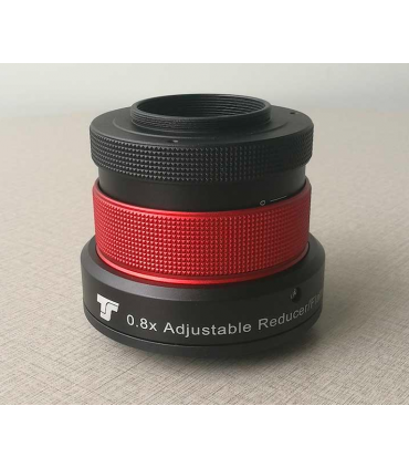 TS-Optics REFRACTOR Corrector 0.8x para refractores a partir de 102 mm de apertura - AJUSTABLE